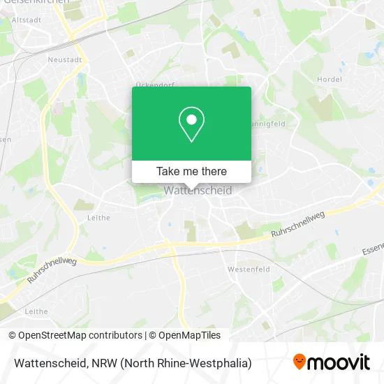 Карта Wattenscheid