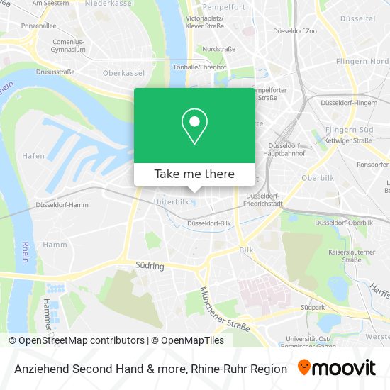 Anziehend Second Hand & more map