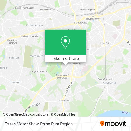 Карта Essen Motor Show