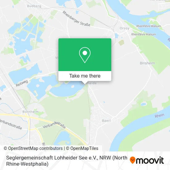 Карта Seglergemeinschaft Lohheider See e.V.