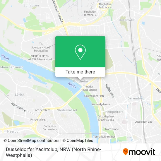 Düsseldorfer Yachtclub map