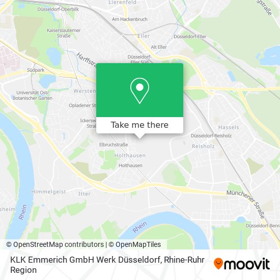 KLK Emmerich GmbH Werk Düsseldorf map