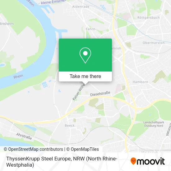 Карта ThyssenKrupp Steel Europe