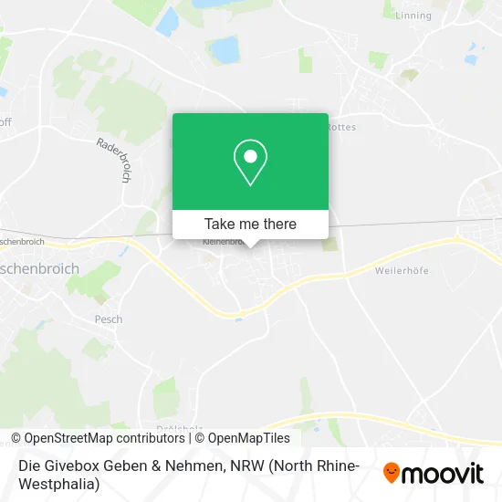 Карта Die Givebox Geben & Nehmen