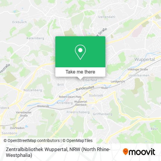 Карта Zentralbibliothek Wuppertal