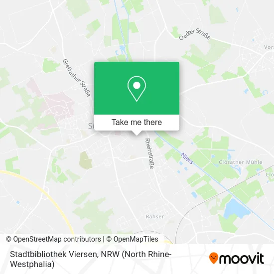 Карта Stadtbibliothek Viersen