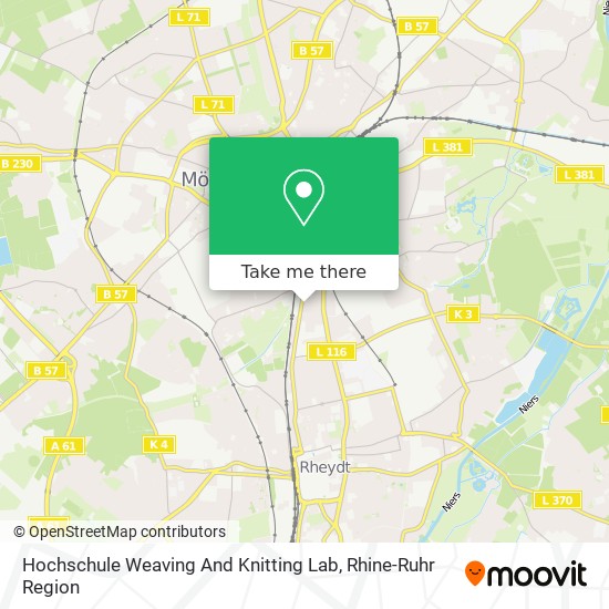 Hochschule Weaving And Knitting Lab map