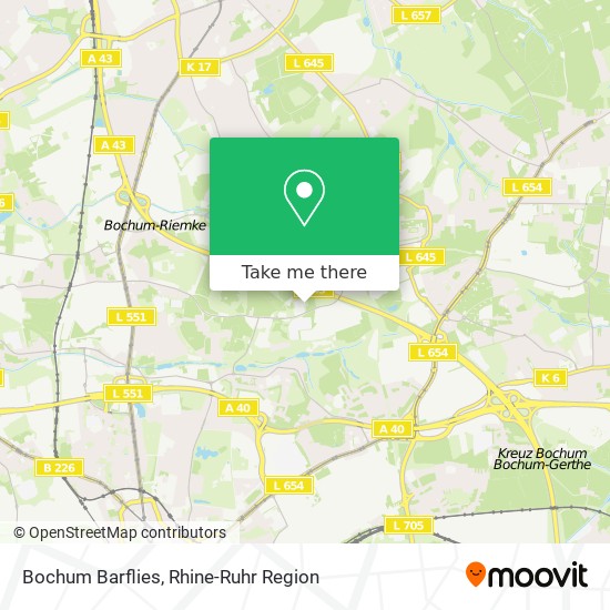 Bochum Barflies map