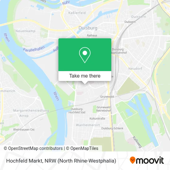 Hochfeld Markt map