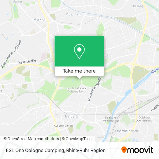 ESL One Cologne Camping map