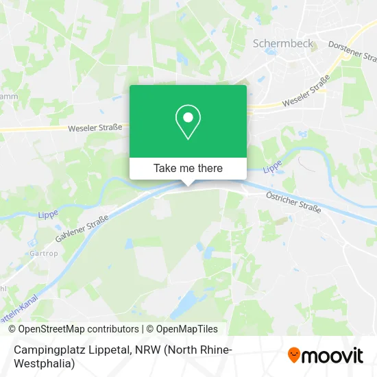 Карта Campingplatz Lippetal