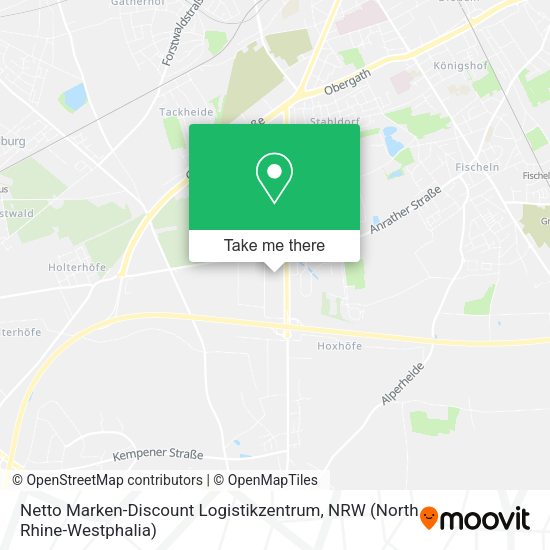 Карта Netto Marken-Discount Logistikzentrum