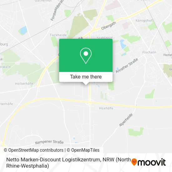 Карта Netto Marken-Discount Logistikzentrum