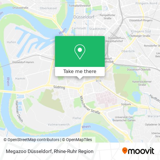 Megazoo Düsseldorf map