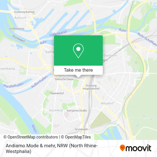 Карта Andiamo Mode & mehr