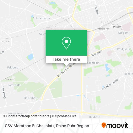 CSV Marathon Fußballplatz map