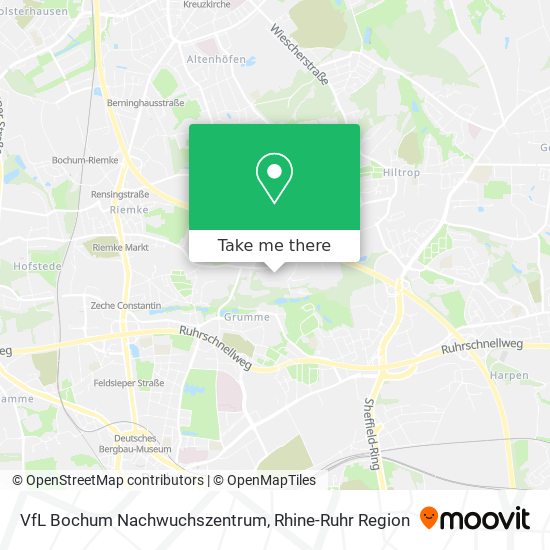 VfL Bochum Nachwuchszentrum map