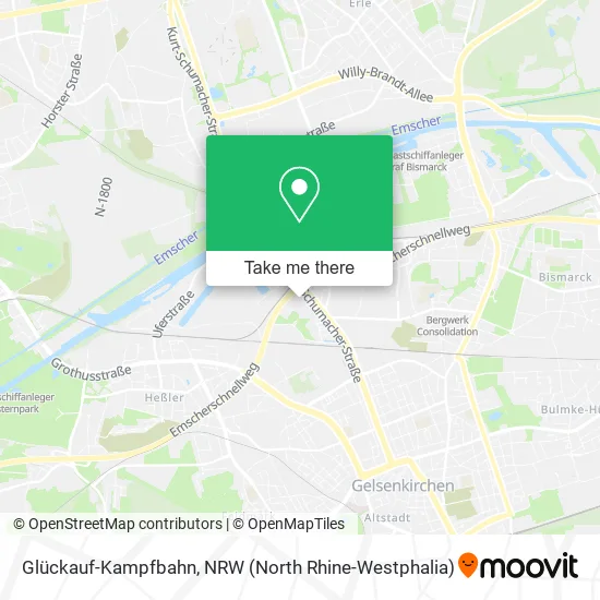 Карта Glückauf-Kampfbahn