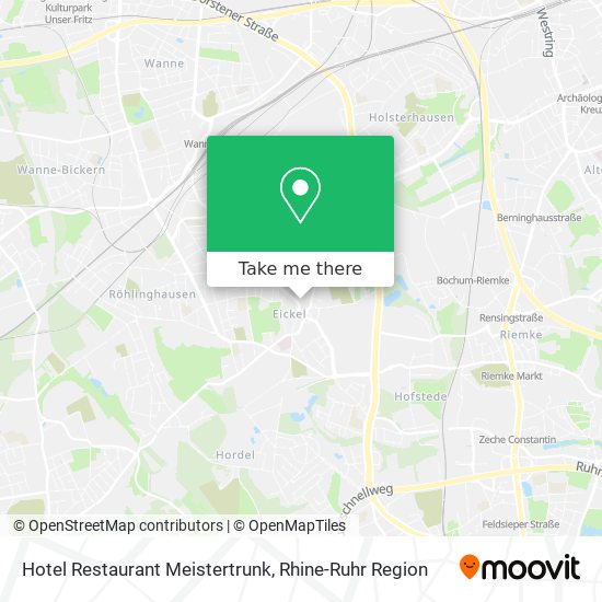 Карта Hotel Restaurant Meistertrunk