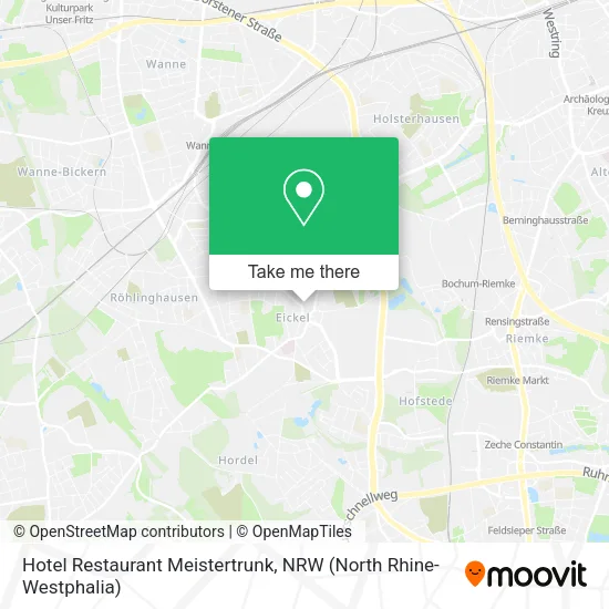 Карта Hotel Restaurant Meistertrunk