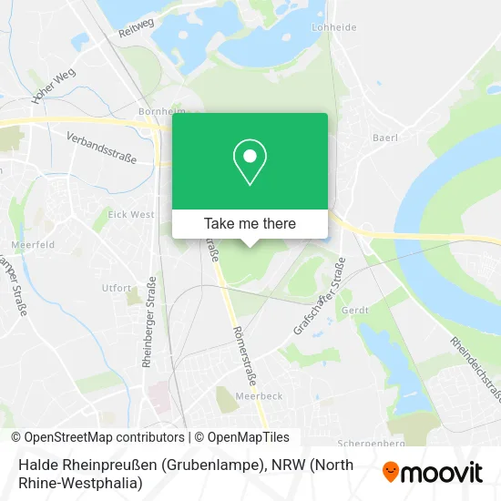 Карта Halde Rheinpreußen (Grubenlampe)