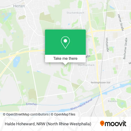 Карта Halde Hoheward