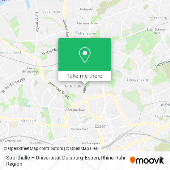 Sporthalle – Universität Duisburg-Essen map