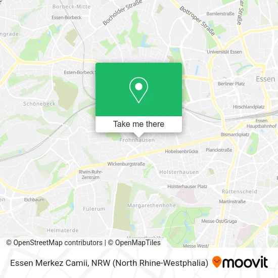 Карта Essen Merkez Camii