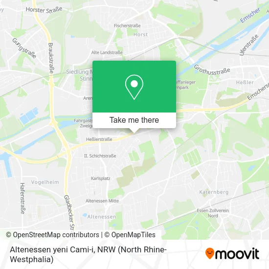 Карта Altenessen yeni Cami-i