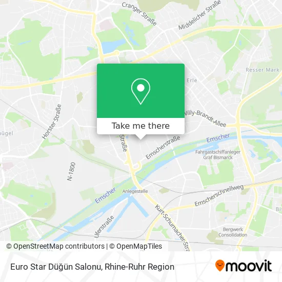 Карта Euro Star Düğün Salonu