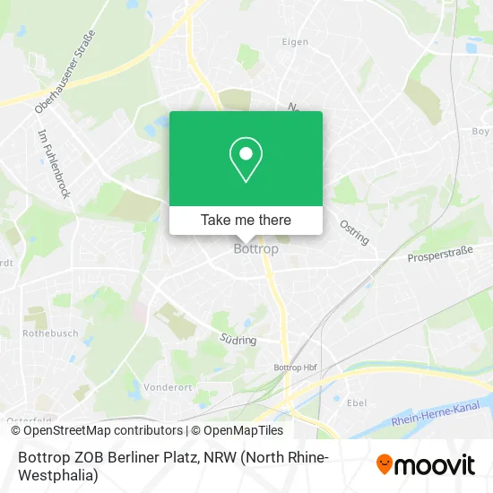 Карта Bottrop ZOB Berliner Platz