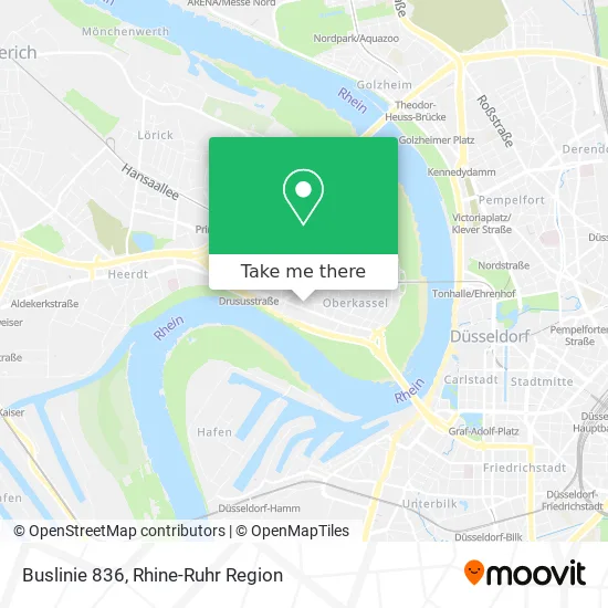 Карта Buslinie 836