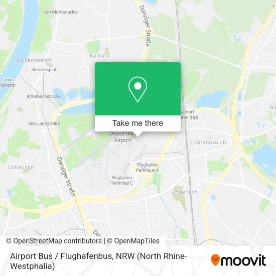 Карта Airport Bus / Flughafenbus