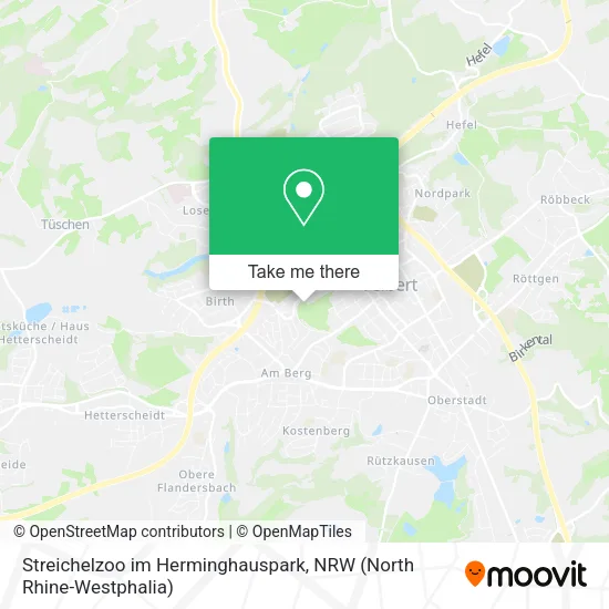 Карта Streichelzoo im Herminghauspark
