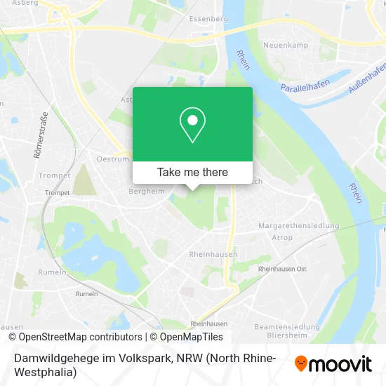 Карта Damwildgehege im Volkspark