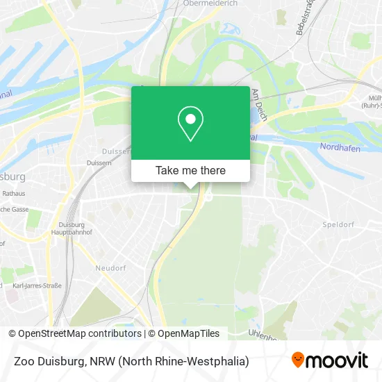 Карта Zoo Duisburg