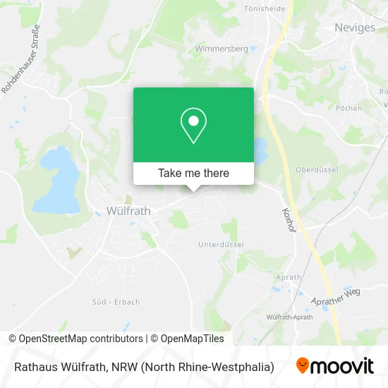 Rathaus Wülfrath map