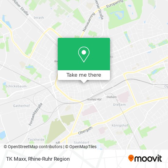 TK Maxx map