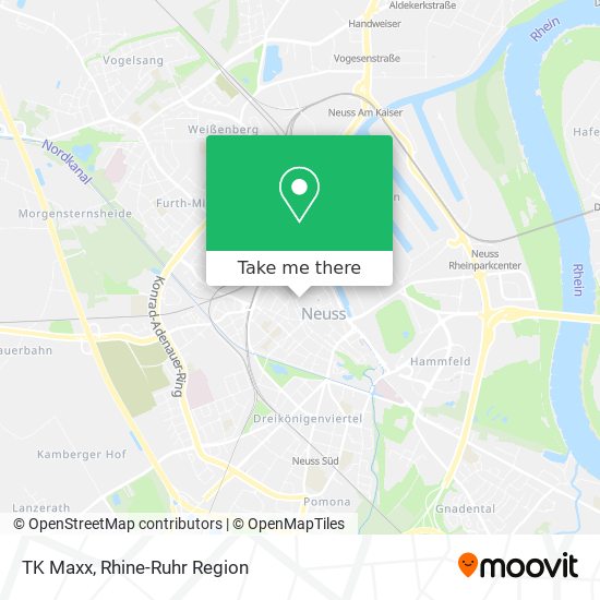 TK Maxx map