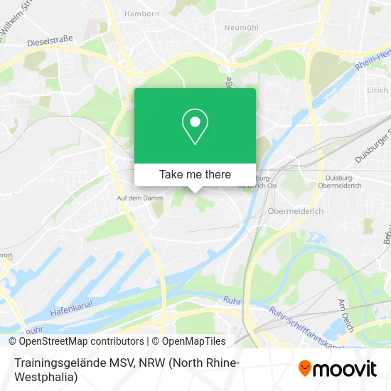Карта Trainingsgelände MSV