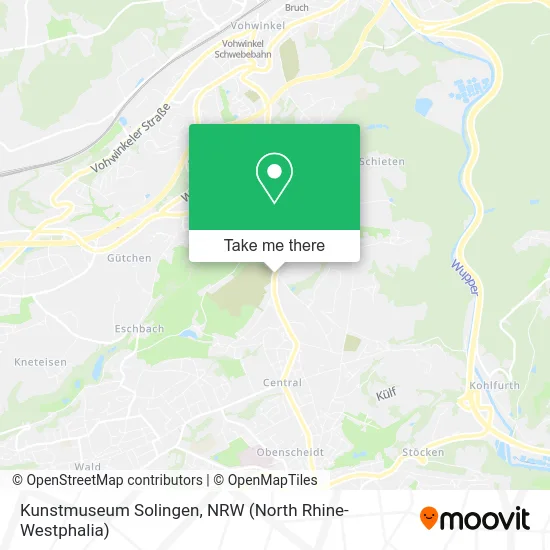 Kunstmuseum Solingen map