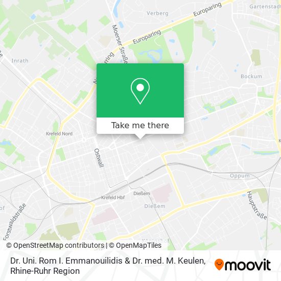 Dr. Uni. Rom I. Emmanouilidis & Dr. med. M. Keulen map