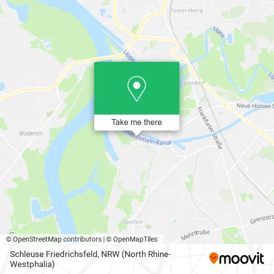 Карта Schleuse Friedrichsfeld