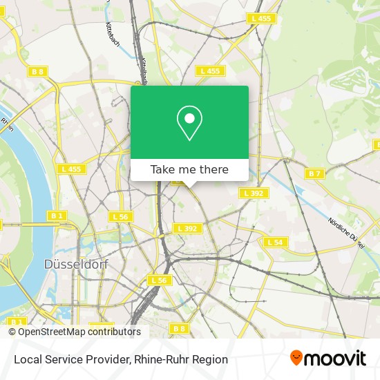 Local Service Provider map