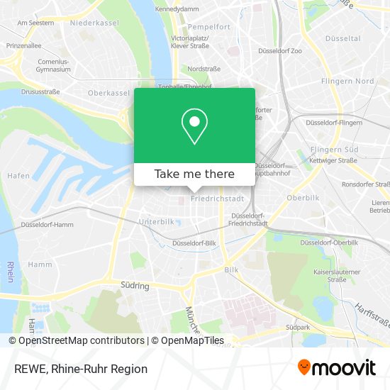 REWE map