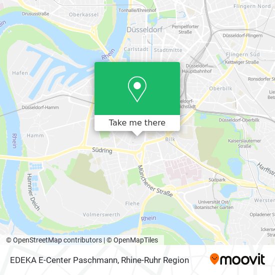 EDEKA E-Center Paschmann map