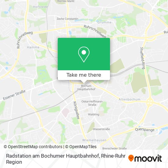 Radstation am Bochumer Hauptbahnhof map