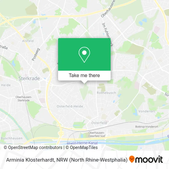 Карта Arminia Klosterhardt