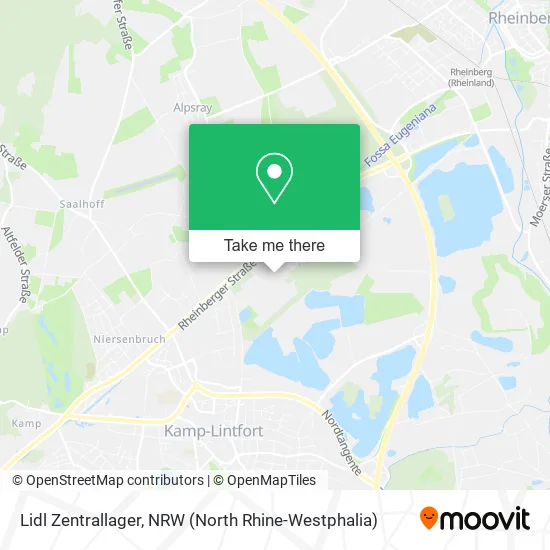 Карта Lidl Zentrallager