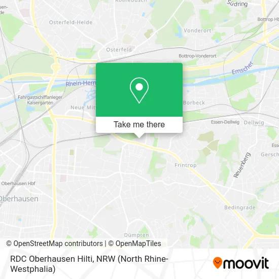 RDC Oberhausen Hilti map